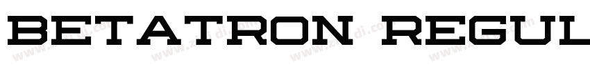 Betatron Regular字体转换 Betatron Regular字体转换